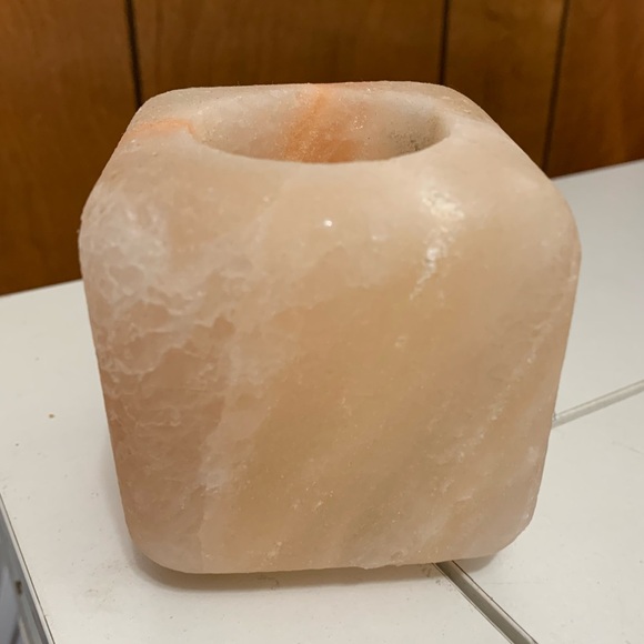 Himalayan Salt Candle Holder Heart EUC - Picture 3 of 6